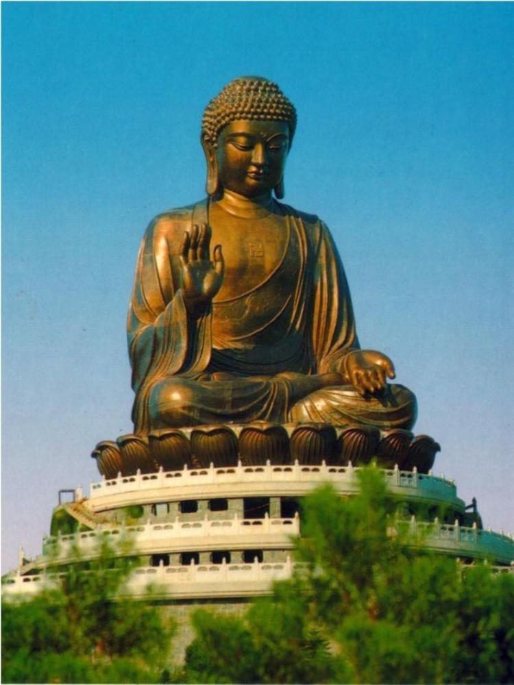 Tian Tan Buddha - Full Round Drill Diamond Painting 30*40CM