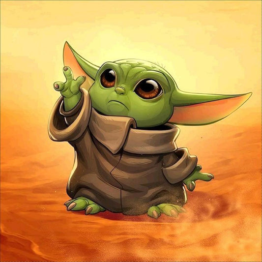 Yoda - Full Square Drill Diamond Painting 40*40CM