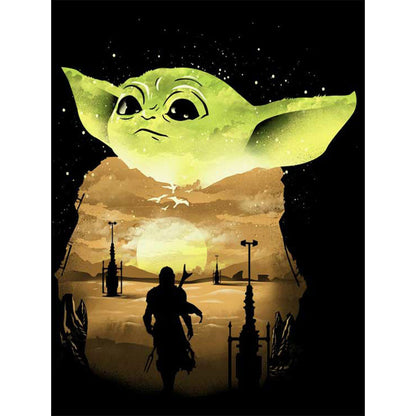 Yoda - Full Round Drill Diamond Painting 40*50CM