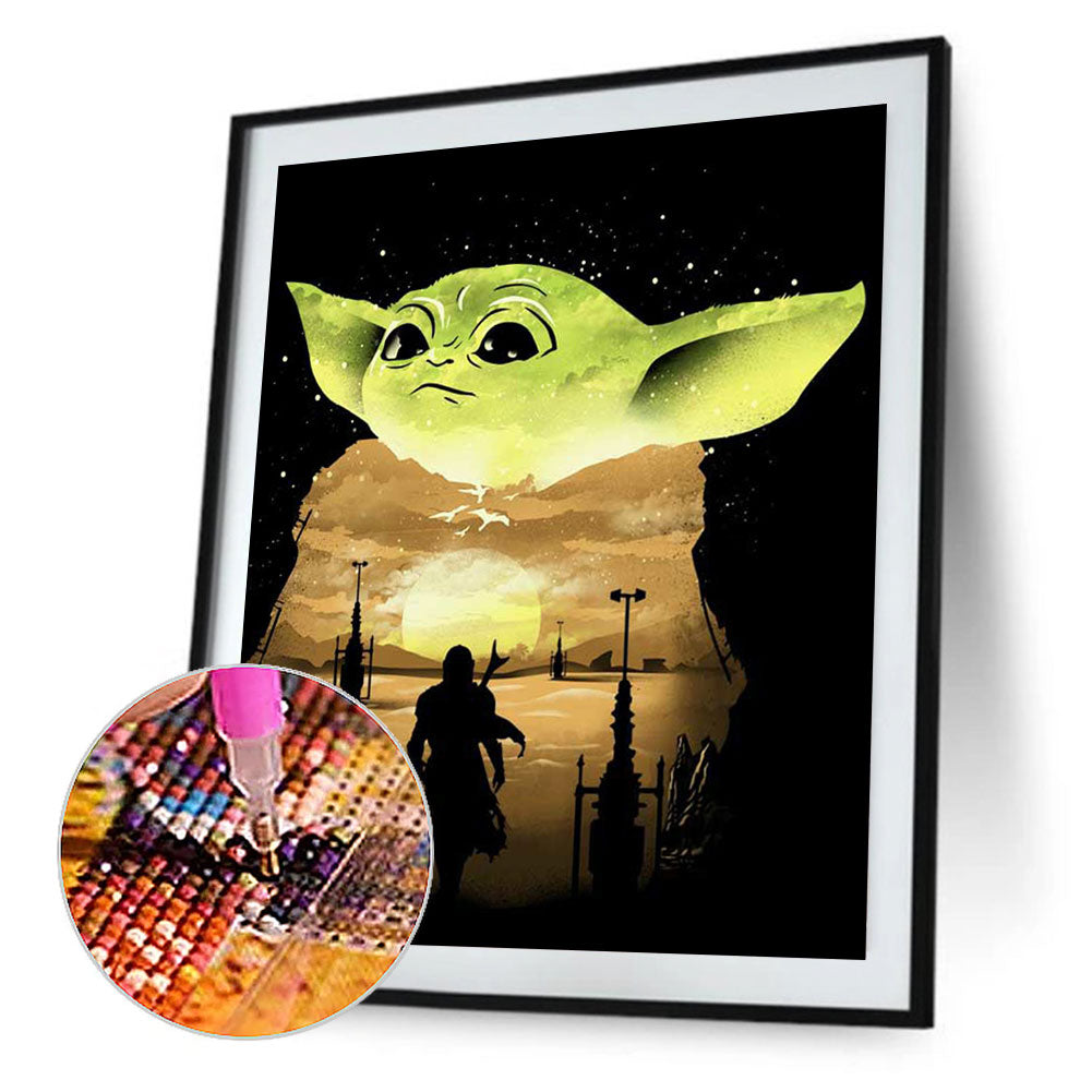 Yoda - Full Round Drill Diamond Painting 40*50CM