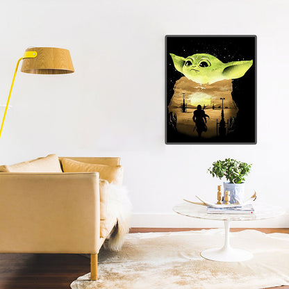 Yoda - Full Round Drill Diamond Painting 40*50CM