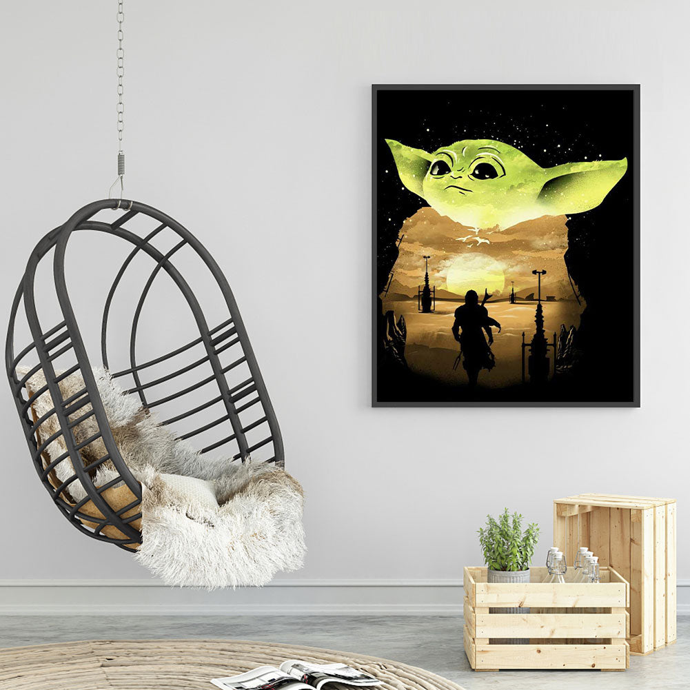 Yoda - Full Round Drill Diamond Painting 40*50CM