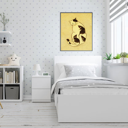 Cat - Full Round Drill Diamond Painting 40*50CM