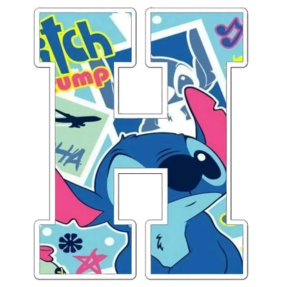 Stitch Letter H - Full Round Drill Diamond Painting 30*30CM