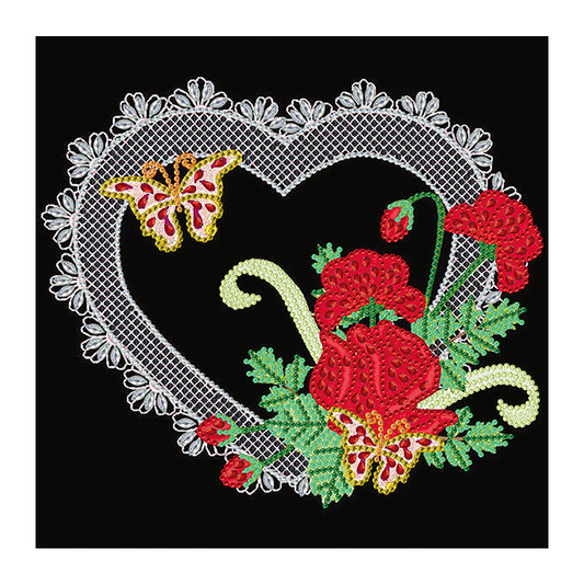 Line Art 30*30CM(Canvas) Special Shaped Drill Diamond Painting