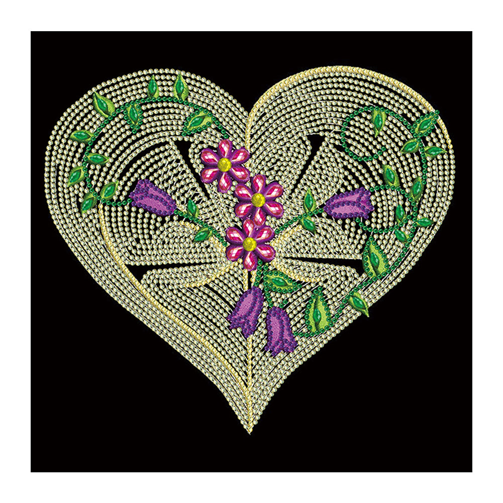 Line Art 30*30CM(Canvas) Special Shaped Drill Diamond Painting