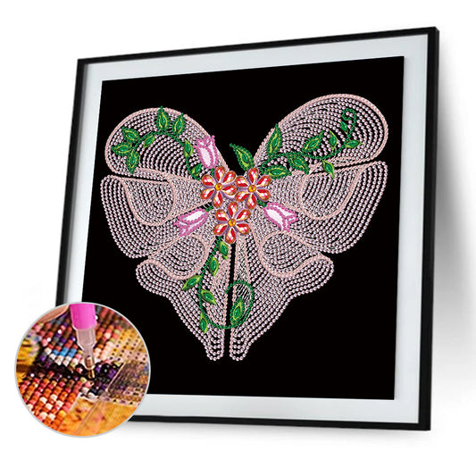 Line Art 30*30CM(Canvas) Special Shaped Drill Diamond Painting