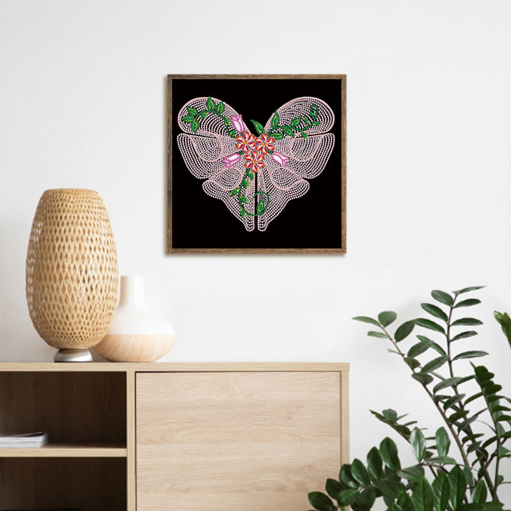 Line Art 30*30CM(Canvas) Special Shaped Drill Diamond Painting