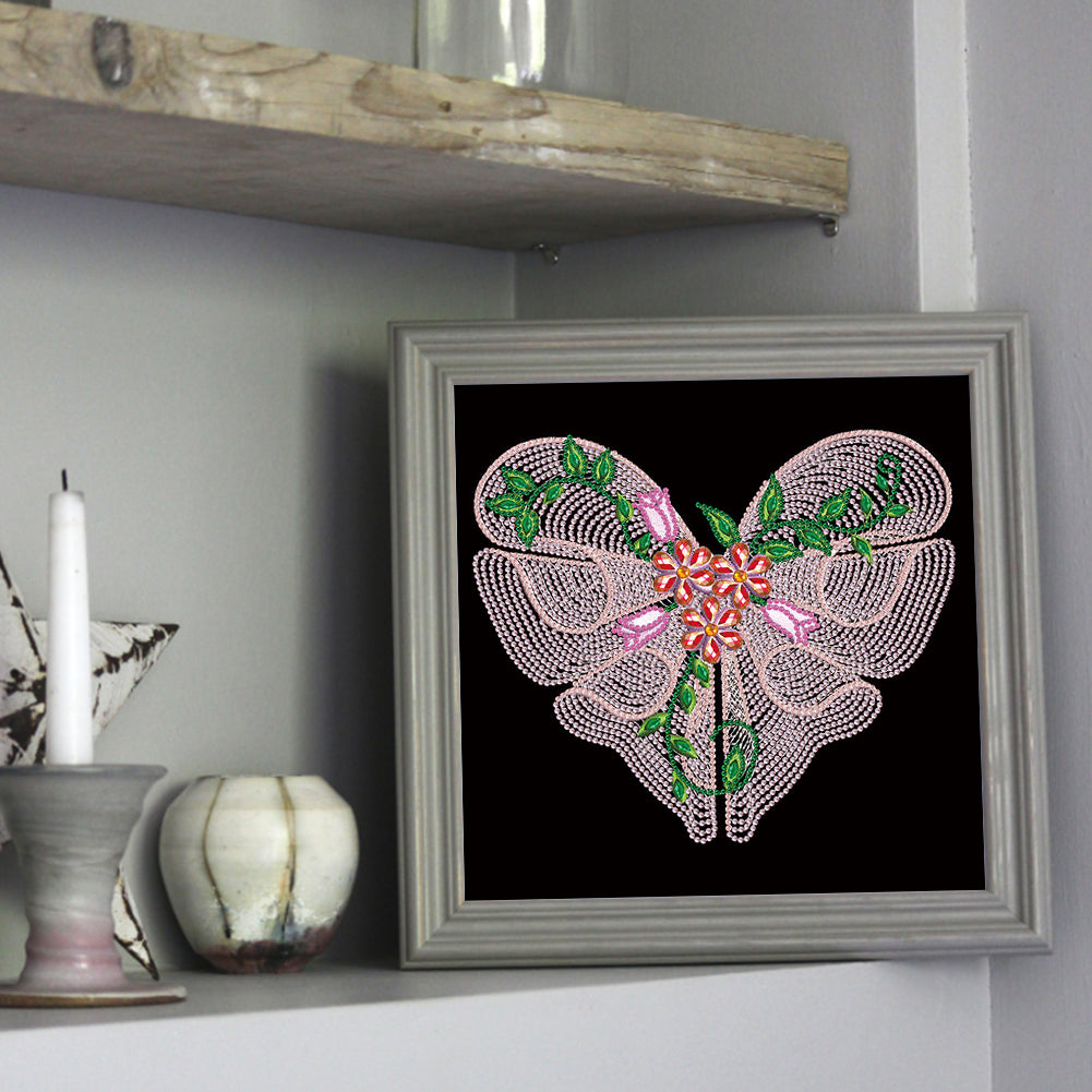 Line Art 30*30CM(Canvas) Special Shaped Drill Diamond Painting