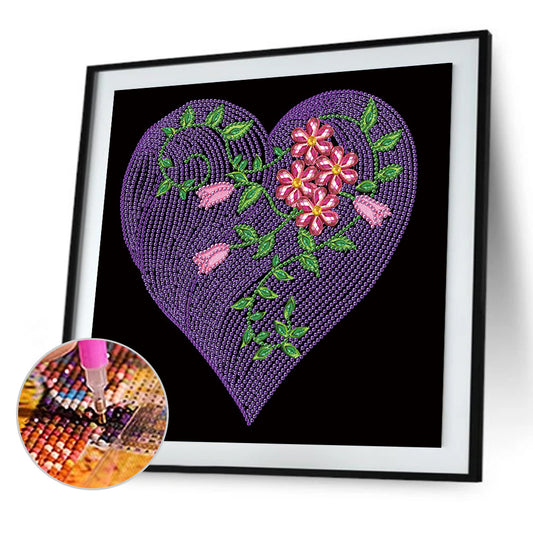 Line Art 30*30CM(Canvas) Special Shaped Drill Diamond Painting