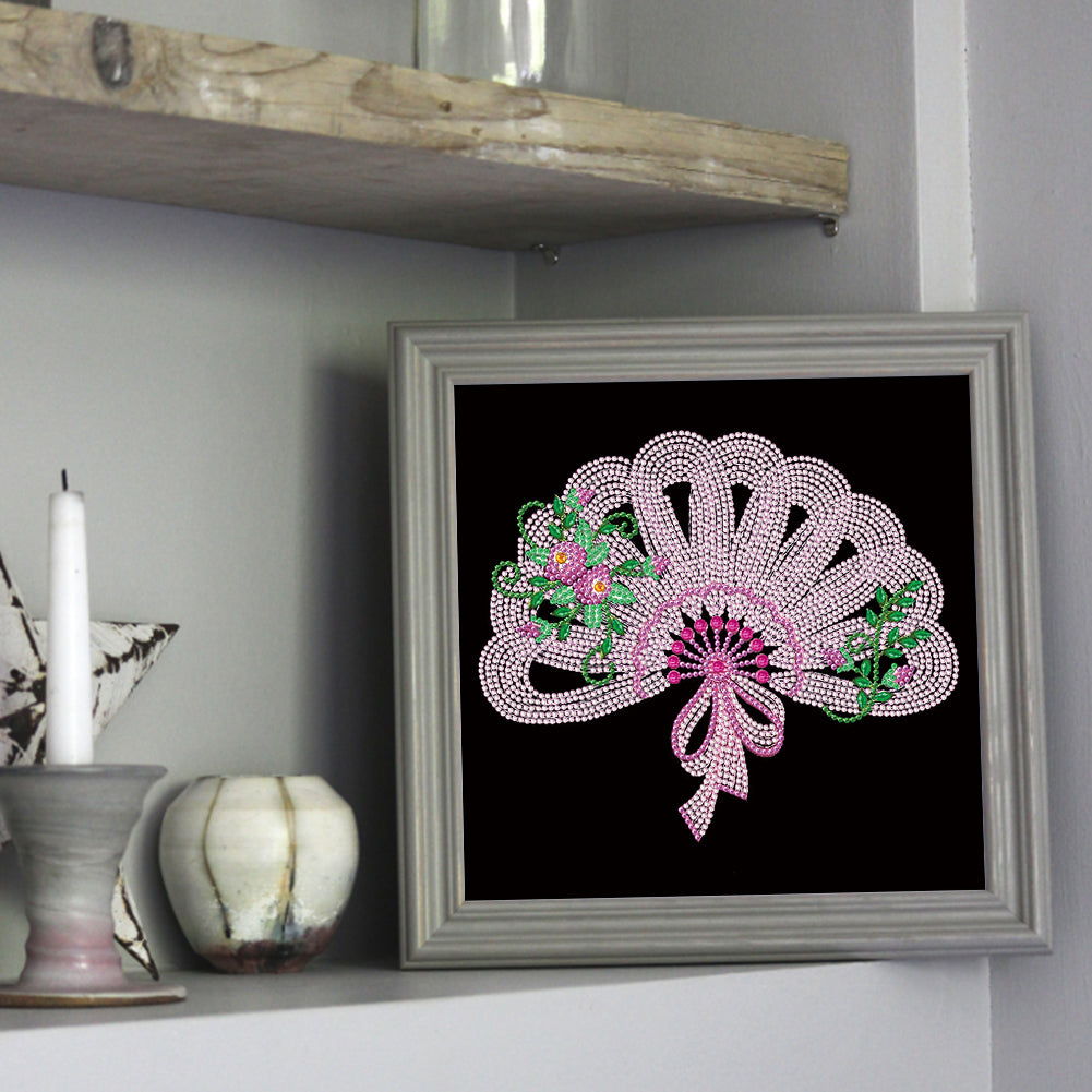 Line Art 30*30CM(Canvas) Special Shaped Drill Diamond Painting