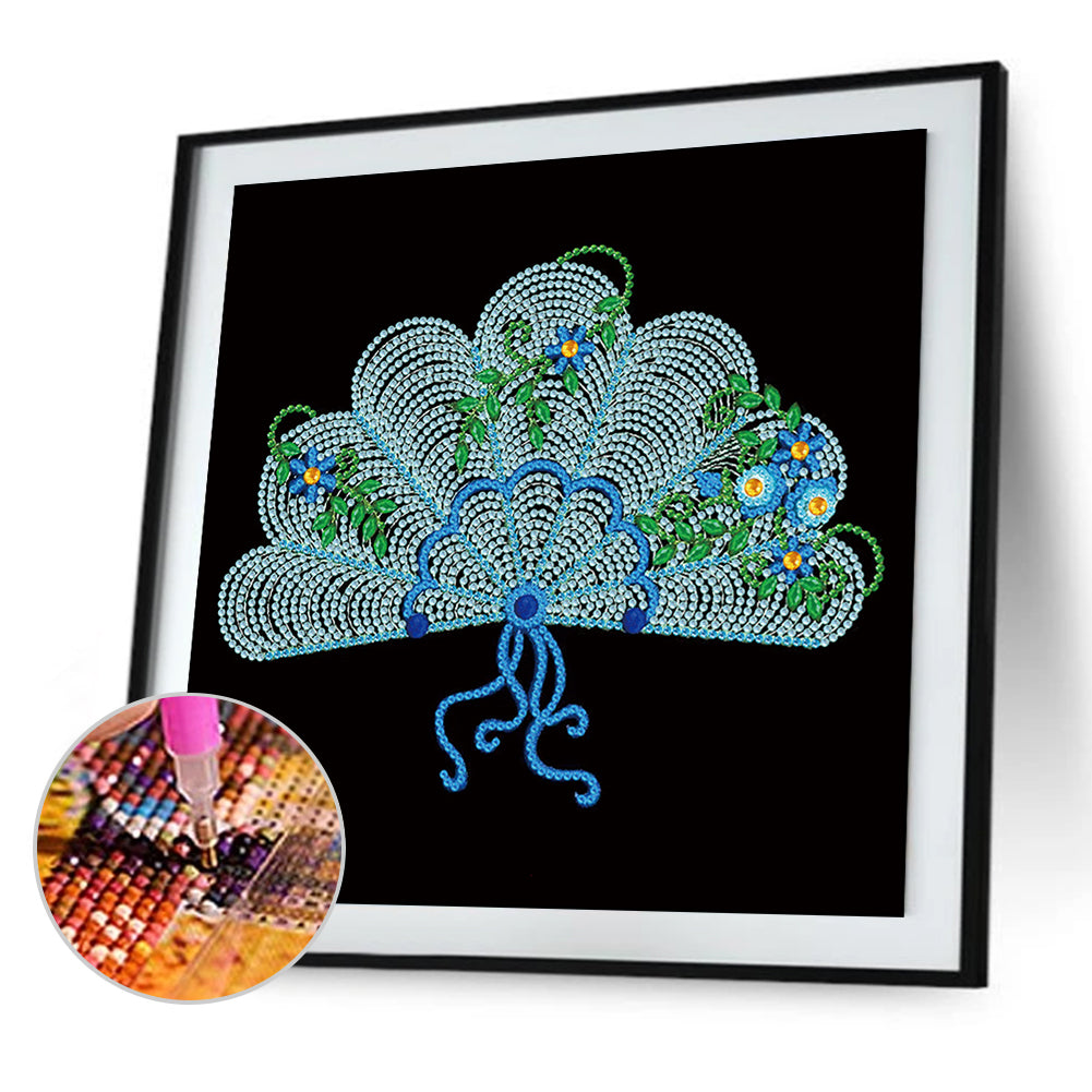 Line Art 30*30CM(Canvas) Special Shaped Drill Diamond Painting