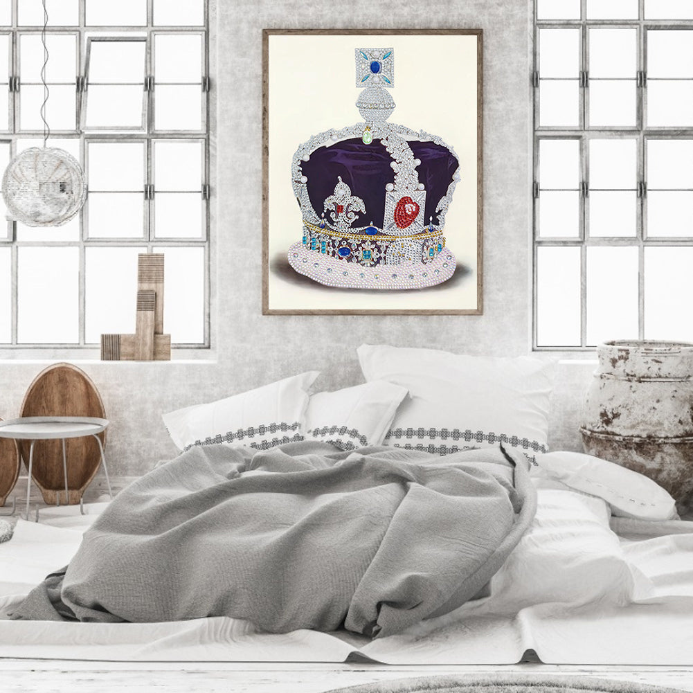 Queen'S Crown - Special Shaped Drill Diamond Painting 30*40CM