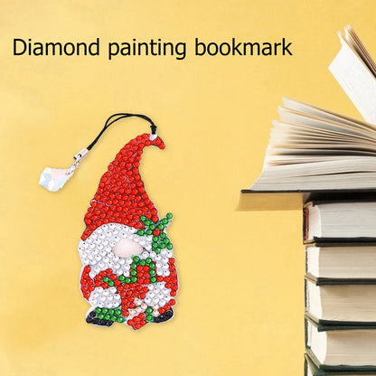 Crystal Diamonds Painting Bookmark DIY Crafts Feather Page-Marker for Kids Gifts