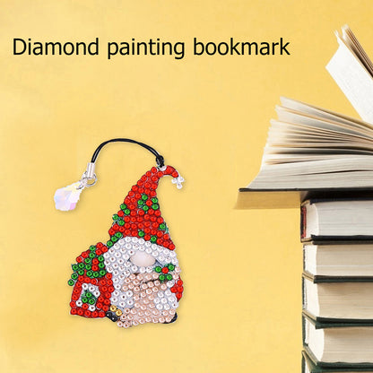 Crystal Diamonds Painting Bookmark DIY Crafts Feather Page-Marker for Kids Gifts