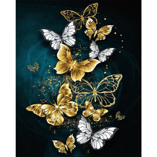 Butterfly - Full Round Drill Diamond Painting 40*50CM