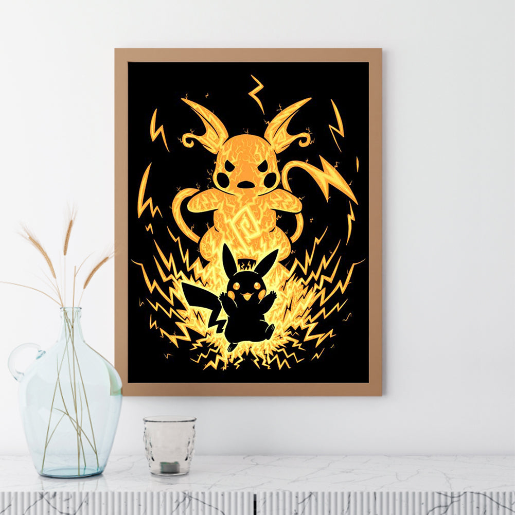 Completed outlets Pokemon Pikachu Diamond Painting Wall Art HG661 (40-50) 15.5x19.5