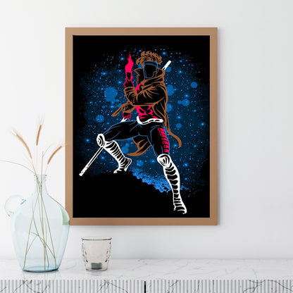 Goku Silhouette - Full Round Drill Diamond Painting 30*40CM