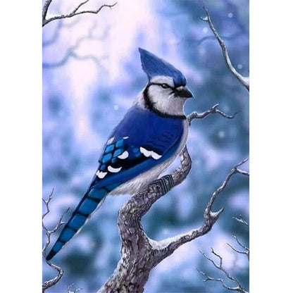 Bird On Tree 40*50CM(Canvas) Full Round Drill Diamond Painting