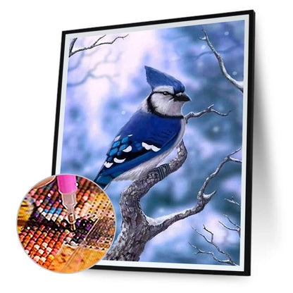 Bird On Tree 40*50CM(Canvas) Full Round Drill Diamond Painting