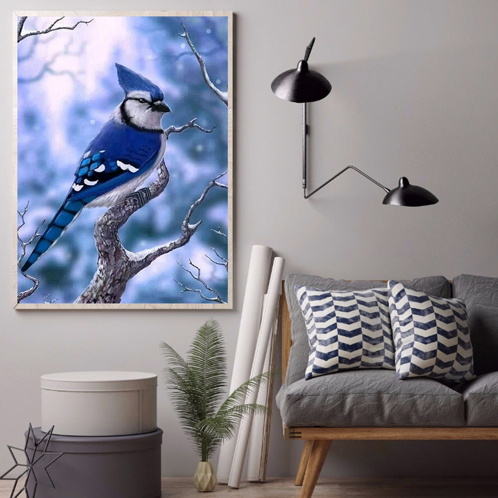 Bird On Tree 40*50CM(Canvas) Full Round Drill Diamond Painting