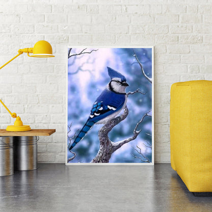 Bird On Tree 40*50CM(Canvas) Full Round Drill Diamond Painting