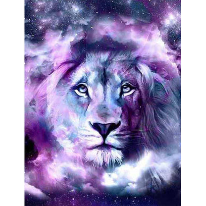 Lion 40*50CM(Canvas) Full Round Drill Diamond Painting