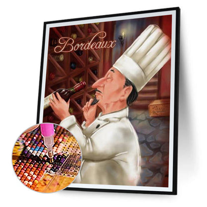 Grandpa Cook 40*50CM(Canvas) Full Round Drill Diamond Painting