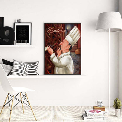 Grandpa Cook 40*50CM(Canvas) Full Round Drill Diamond Painting