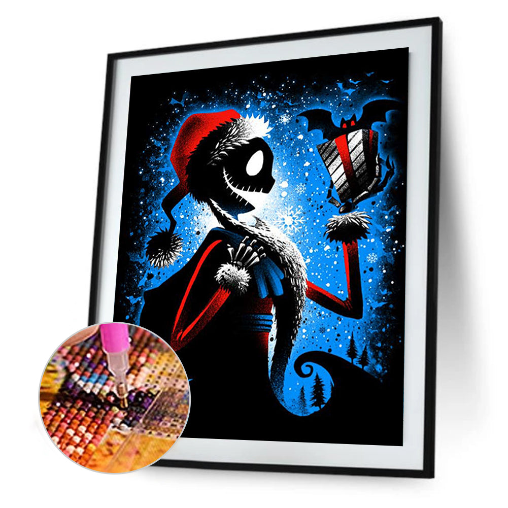 Weird City Night Silhouette 50*60CM(Canvas) Full Round Drill Diamond Painting