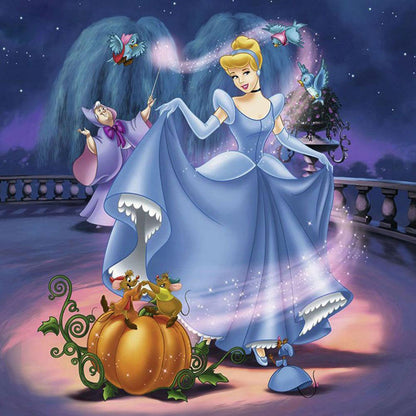 Disney Princess 40*40CM(Canvas) Full Square Drill Diamond Painting