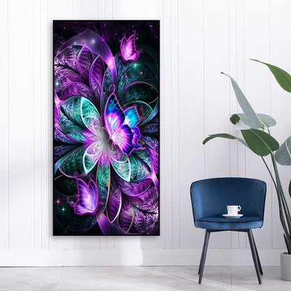 Aurora Butterfly 40*70CM(Canvas) Full Square Drill Diamond Painting