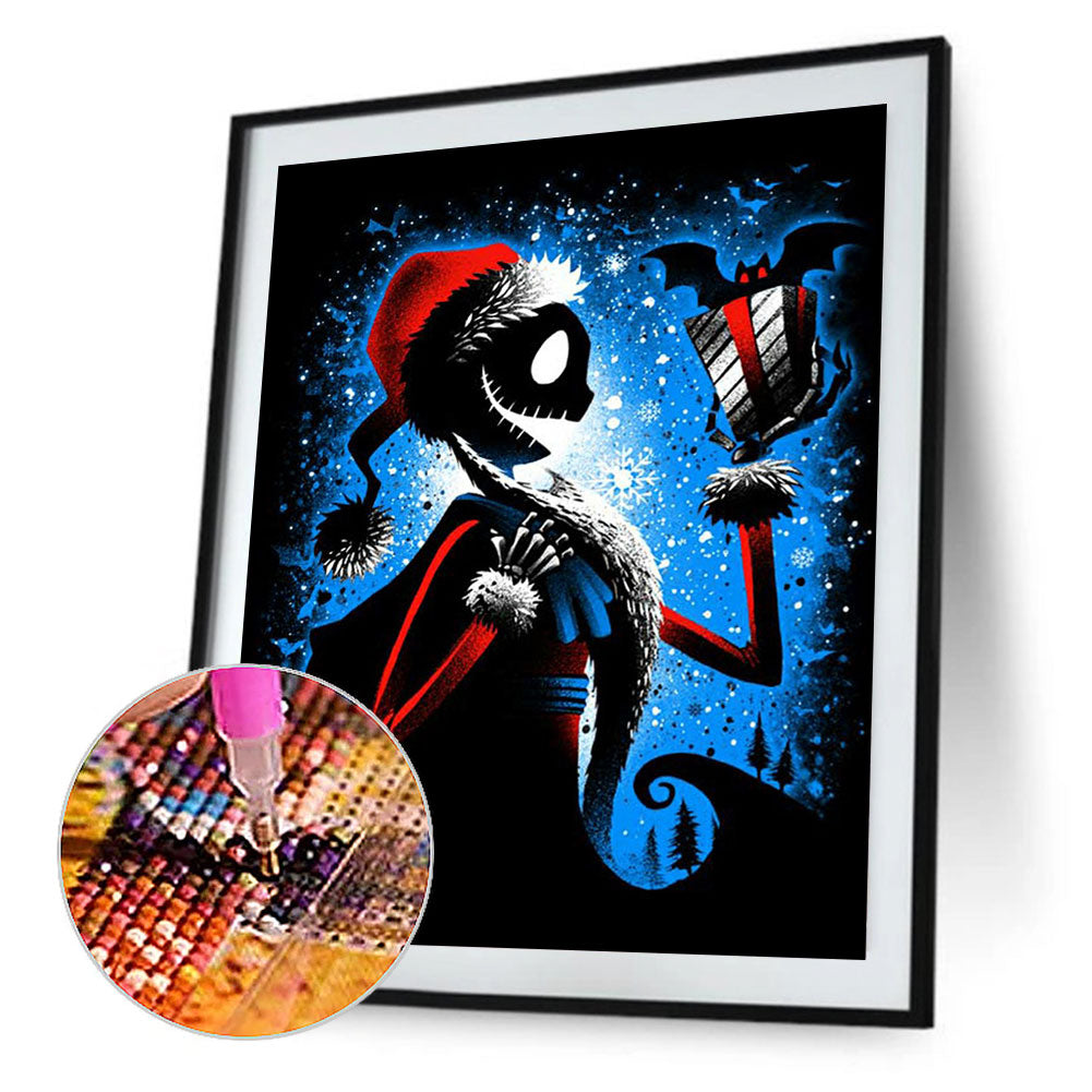 Christmas Skeleton Man - Full Round Drill Diamond Painting 40*50CM