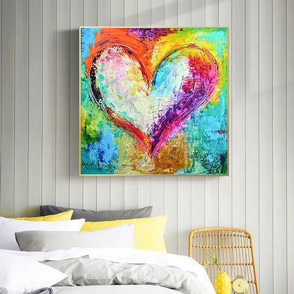 Colorful Love - Full Square Drill Diamond Painting 50*50CM