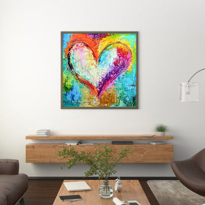 Colorful Love - Full Square Drill Diamond Painting 50*50CM