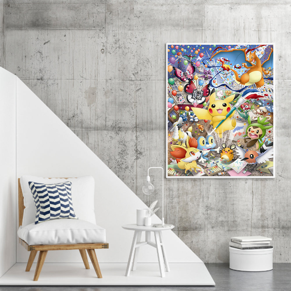 Pokemon - Full Square Drill Diamond Painting 50*60CM