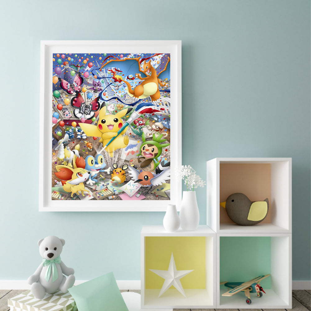 Pokemon - Full Square Drill Diamond Painting 50*60CM