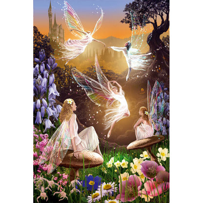 Elf Fairy - Full Round Drill Diamond Painting 30*50CM