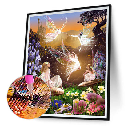 Elf Fairy - Full Round Drill Diamond Painting 30*50CM