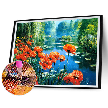 Lakeside - Full Round Drill Diamond Painting 50*40CM