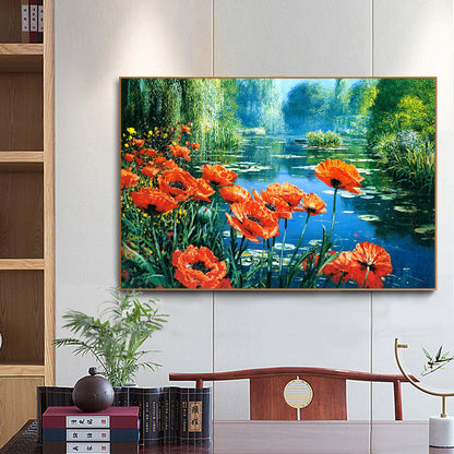 Lakeside - Full Round Drill Diamond Painting 50*40CM