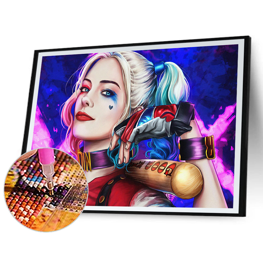 Harley Quinn - Full Round Drill Diamond Painting 50*40CM