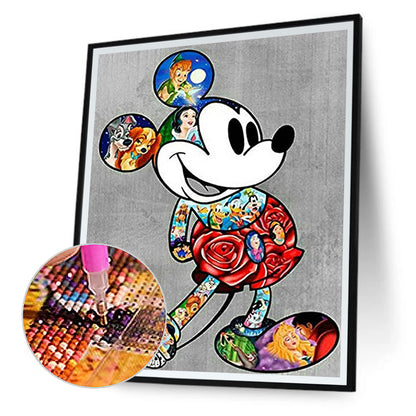 Disney Mickey - Full Round Drill Diamond Painting 50*60CM