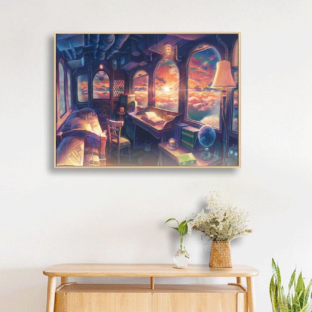 Comfortable Room - Full Round Drill Diamond Painting 40*30CM