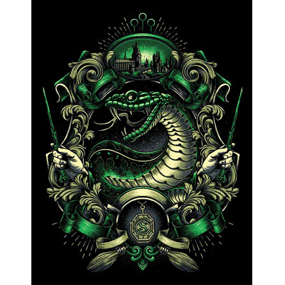 Harry Potter Dragon Logo - Full Round Drill Diamond Painting 40*50CM