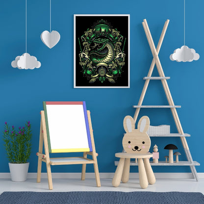 Harry Potter Dragon Logo - Full Round Drill Diamond Painting 40*50CM