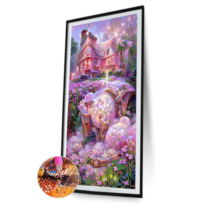 Rose Manor 40*70CM(Canvas) Full Round Drill Diamond Painting