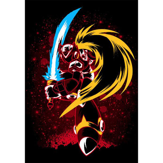 Zero Style Poster Silhouette - Full Round Drill Diamond Painting 30*40CM