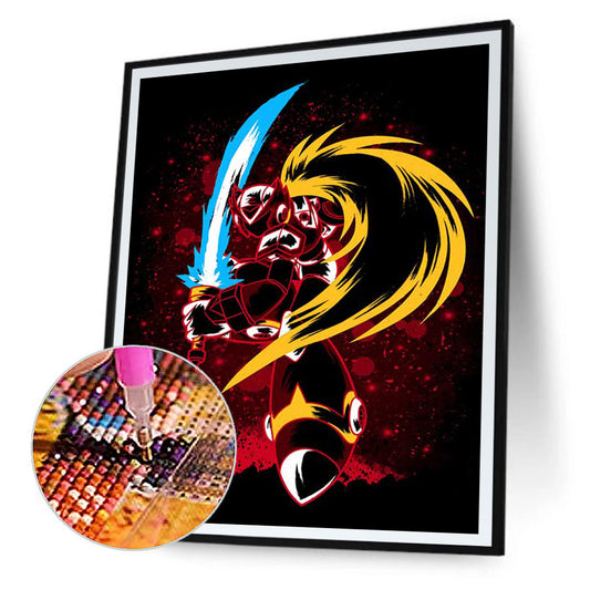 Zero Style Poster Silhouette - Full Round Drill Diamond Painting 30*40CM