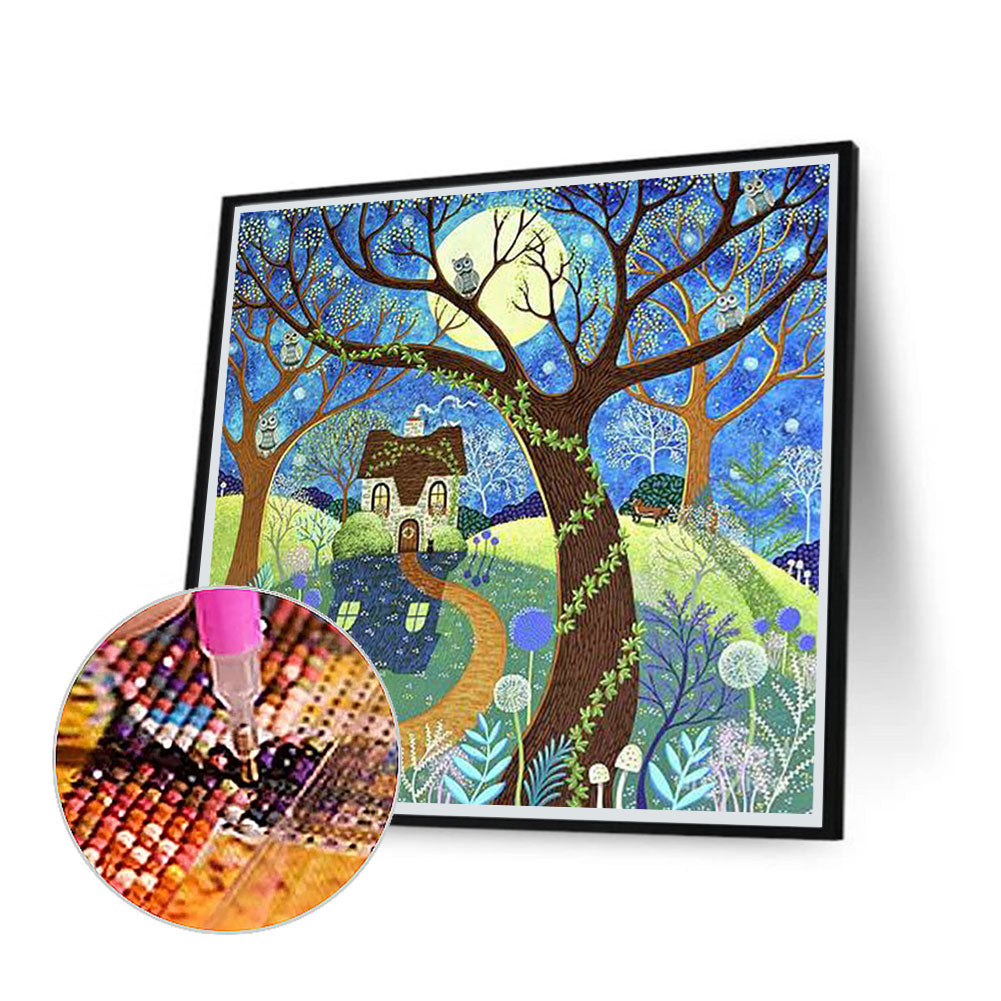Illustration - Full Round Drill Diamond Painting 40*40CM